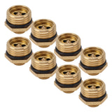 20PCS Brass Misting Nozzles 1/2 Inch Adjustable Dust Removal Cooling Atomizers Nozzles for Lawn Garden