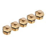 20PCS Brass Misting Nozzles 1/2 Inch Adjustable Dust Removal Cooling Atomizers Nozzles for Lawn Garden - Close-Up Angle