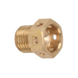 10PCS Misting Nozzle Brass Multiple Holes Anti Corrosion Fine Misting Water Nozzles for Cooling System Garden Lawn M14x1.5 - Top-Down View