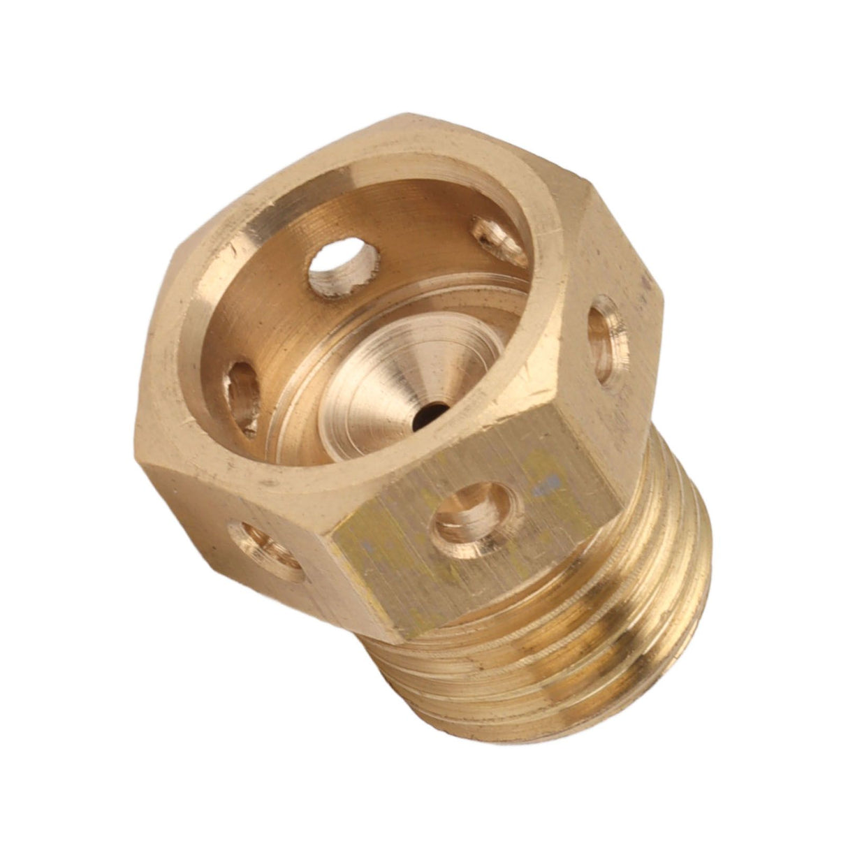 10PCS Misting Nozzle Brass Multiple Holes Anti Corrosion Fine Misting Water Nozzles for Cooling System Garden Lawn M14x1.5