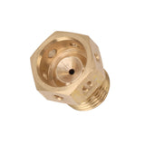 10PCS Misting Nozzle Brass Multiple Holes Anti Corrosion Fine Misting Water Nozzles for Cooling System Garden Lawn M14x1.5