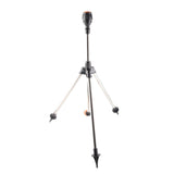 Tripod Sprinkler Automatic 360 Degree Rotating Irrigation Nozzle Agriculture Yard Garden Lawn Watering Tool - Top-Down View