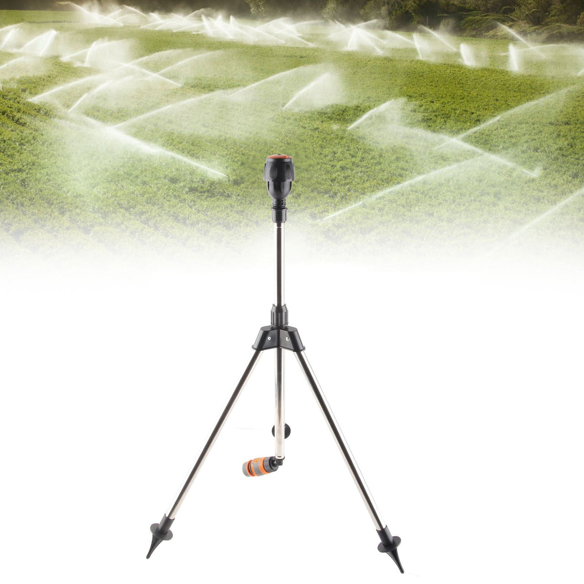 Tripod Sprinkler Automatic 360 Degree Rotating Irrigation Nozzle Agriculture Yard Garden Lawn Watering Tool