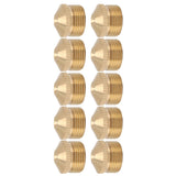 10pcs Brass Misting Nozzles Fog Sprinkler Head for Factory Site Coal Mine Garden Lawn Cooling System G3/4 Inch - Rear View