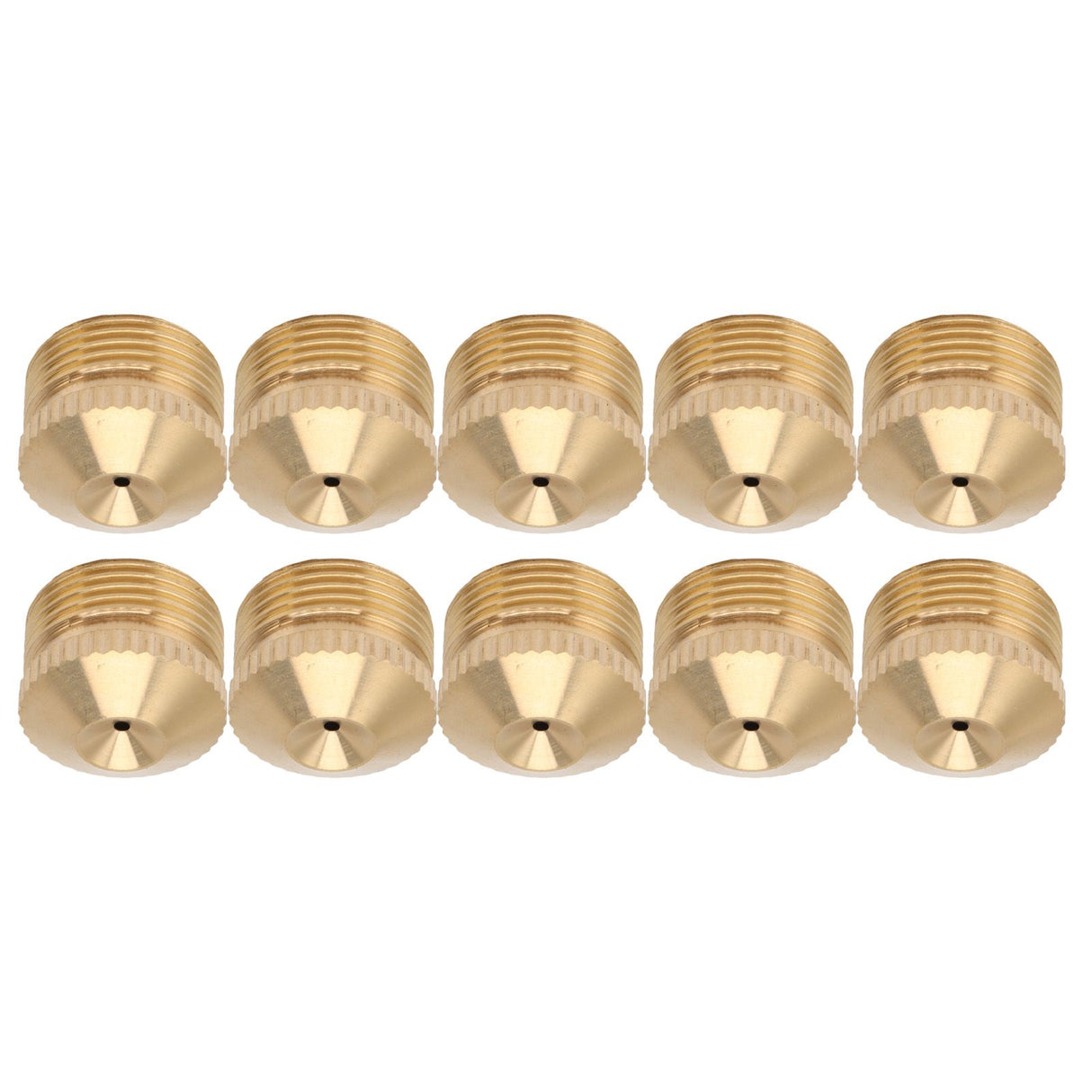 10pcs Brass Misting Nozzles Fog Sprinkler Head for Factory Site Coal Mine Garden Lawn Cooling System G3/4 Inch