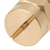 10PCS Directional Slot Nozzle Brass Cooling Misting Rustproof Heat Resistant Water Hose Nozzle for Lawns Vegetable Gardens 4 Point Thread