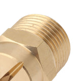 10PCS Directional Slot Nozzle Brass Cooling Misting Rustproof Heat Resistant Water Hose Nozzle for Lawns Vegetable Gardens 4 Point Thread