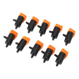 10 Pcs Irrigation Drippers 0 to 200L Adjustable Drip Emitters Micro Spray Water Flow Irrigation Sprinkler Drip Watering System Parts