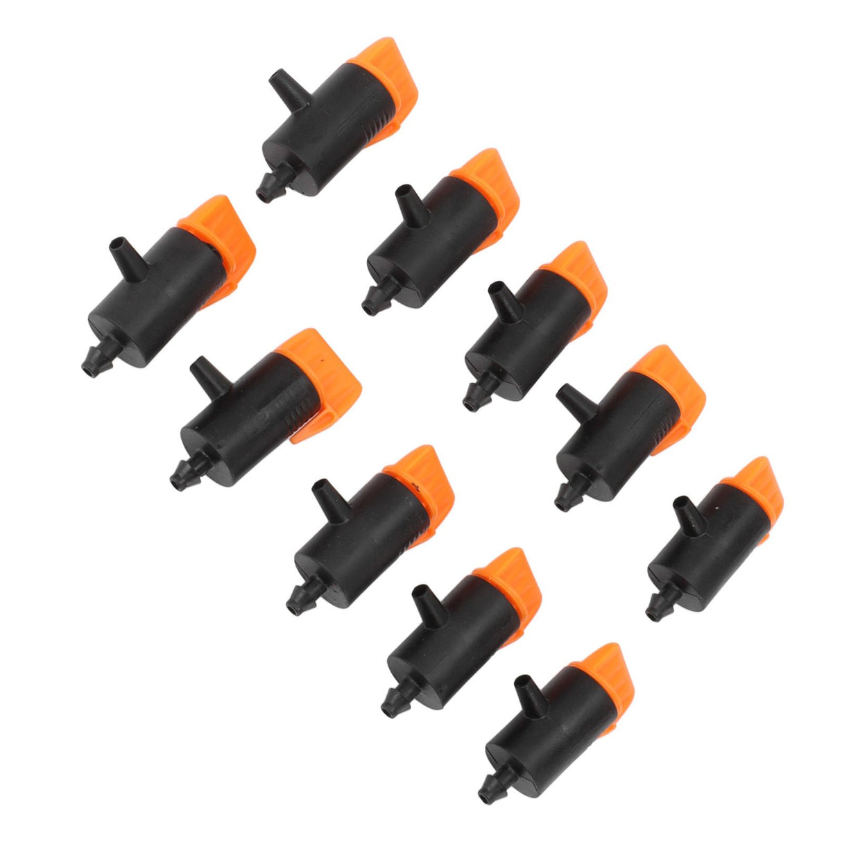 10 Pcs Irrigation Drippers 0 to 200L Adjustable Drip Emitters Micro Spray Water Flow Irrigation Sprinkler Drip Watering System Parts