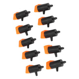 10 Pcs Irrigation Drippers 0 to 200L Adjustable Drip Emitters Micro Spray Water Flow Irrigation Sprinkler Drip Watering System Parts