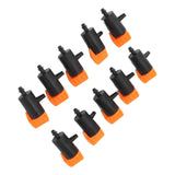10 Pcs Irrigation Drippers 0 to 200L Adjustable Drip Emitters Micro Spray Water Flow Irrigation Sprinkler Drip Watering System Parts