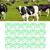 20Pcs Calf Weaner Efficient Plastic Comfortable Calf Milk Sucking Preventer Cattle Nose Ring