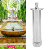 Fountain Nozzle Head G3/4 Female Thread Stainless Steel Mushroom Water Spray Head Pond Sprinkler for Garden Pool Landscaping Silver