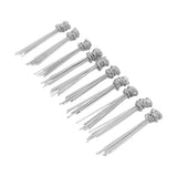 100PCS Ground Nail Galvanized Iron Rust Proof Artificial Turf Stakes for Weed Barriers Tent Garden Cloth Sunshade Net