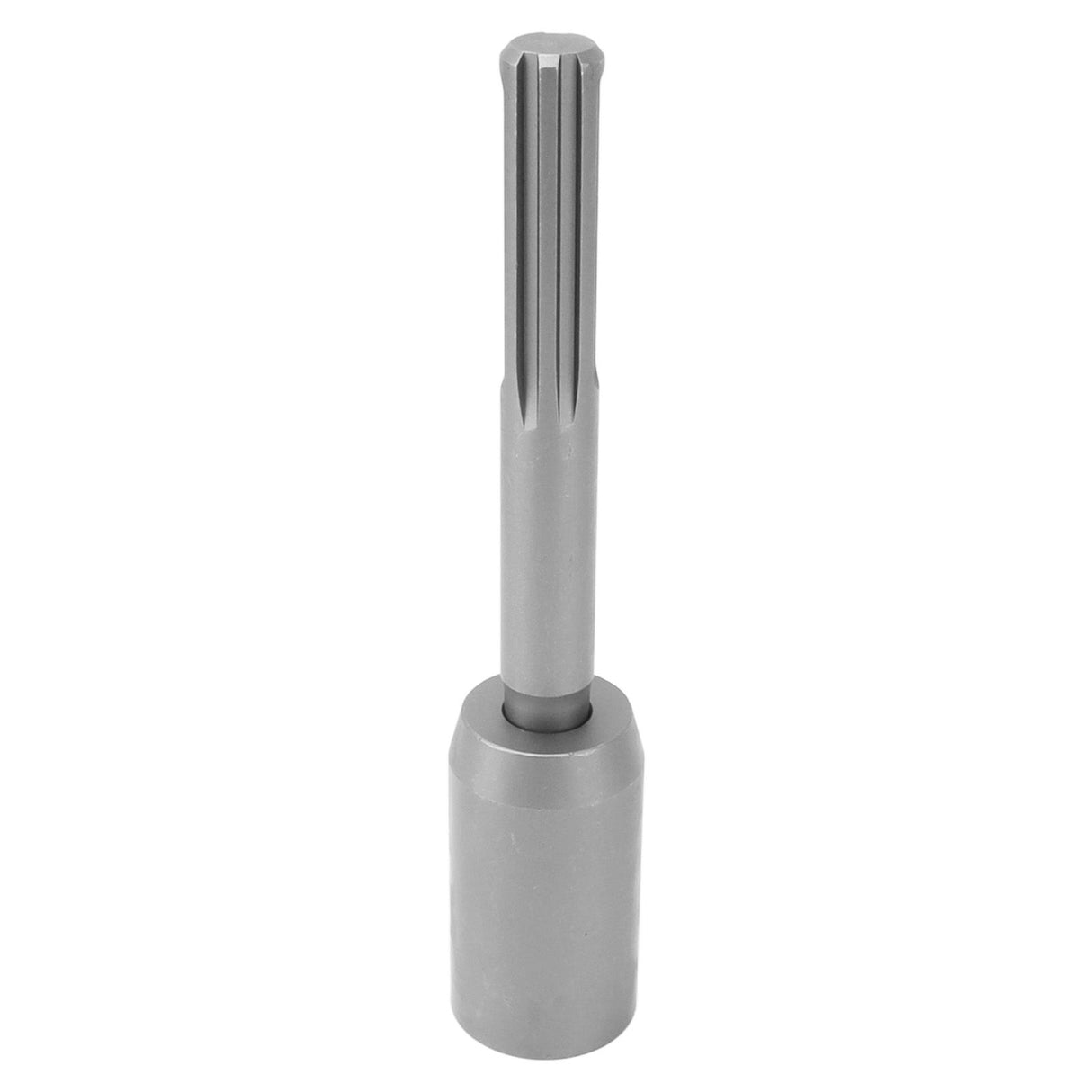 T Post Driver 5 Pits Shank Steel Fence Post Driver Hand Post Pounder Hammer Drill Attachment 20cm Length 30mm / 1.2in