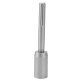 T Post Driver 5 Pits Shank Steel Fence Post Driver Hand Post Pounder Hammer Drill Attachment 20cm Length 30mm / 1.2in