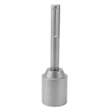 T Post Driver 5 Pits Shank Steel Fence Post Driver Hand Post Pounder Hammer Drill Attachment 20cm Length 45mm / 1.8in