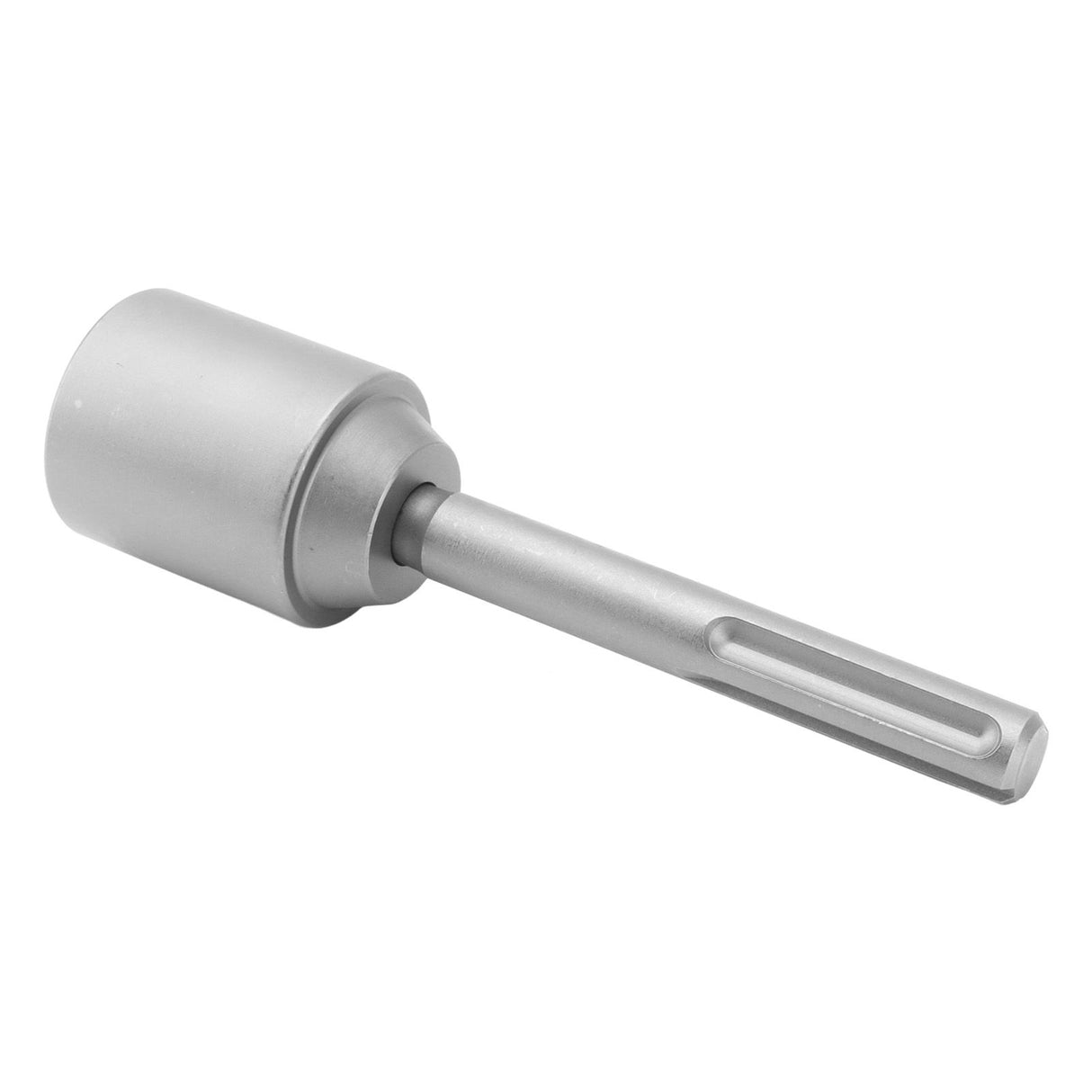 T Post Driver 5 Pits Shank Steel Fence Post Driver Hand Post Pounder Hammer Drill Attachment 20cm Length 45mm / 1.8in