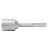 T Post Driver 5 Pits Shank Steel Fence Post Driver Hand Post Pounder Hammer Drill Attachment 20cm Length 45mm / 1.8in - Top-Down View
