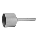 T Post Driver 5 Pits Shank Steel Fence Post Driver Hand Post Pounder Hammer Drill Attachment 20cm Length 65mm / 2.6in