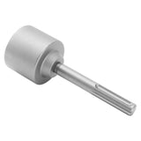 T Post Driver 5 Pits Shank Steel Fence Post Driver Hand Post Pounder Hammer Drill Attachment 20cm Length 65mm / 2.6in - Close-Up Angle