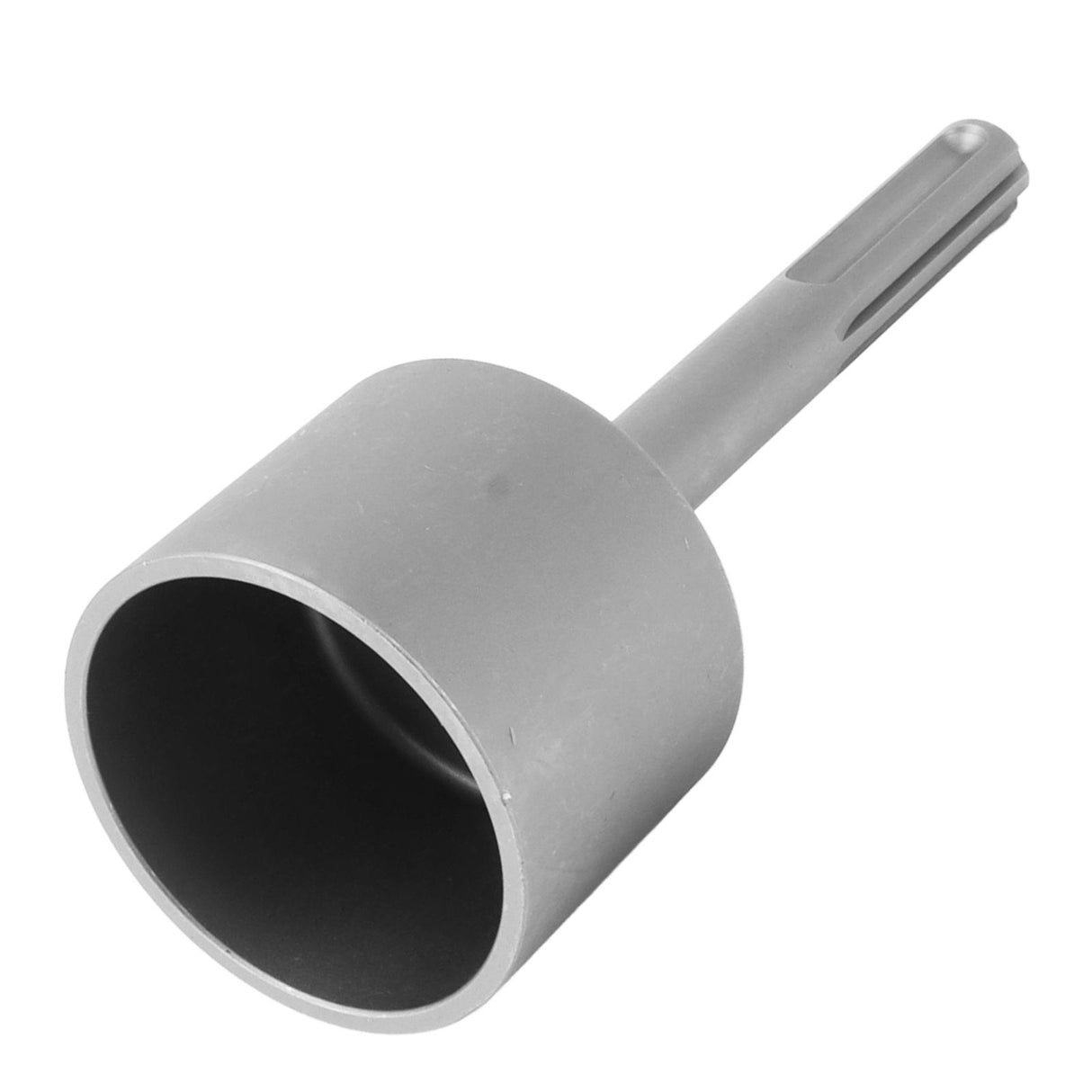 T Post Driver 5 Pits Shank Steel Fence Post Driver Hand Post Pounder Hammer Drill Attachment 20cm Length 65mm / 2.6in