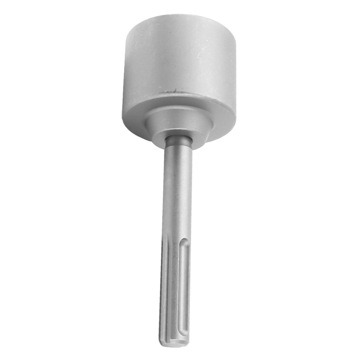 T Post Driver 5 Pits Shank Steel Fence Post Driver Hand Post Pounder Hammer Drill Attachment 20cm Length 65mm / 2.6in