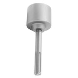 T Post Driver 5 Pits Shank Steel Fence Post Driver Hand Post Pounder Hammer Drill Attachment 20cm Length 65mm / 2.6in - Extra Image