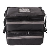 50L Insulated Pizza Delivery Backpack Take Out Food Delivery Thermal Backpack with Expandable Layer for Camping Travel - Front View