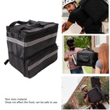 50L Insulated Pizza Delivery Backpack Take Out Food Delivery Thermal Backpack with Expandable Layer for Camping Travel - Extra Image