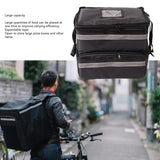 50L Insulated Pizza Delivery Backpack Take Out Food Delivery Thermal Backpack with Expandable Layer for Camping Travel - Extra Image