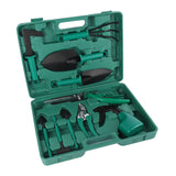 Gardening Garden Tools 10 Piece Set Scissors Spades Shovels Spray Cans Gardening Work Tools - Side View
