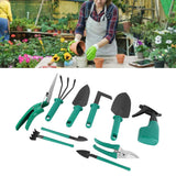 Gardening Garden Tools 10 Piece Set Scissors Spades Shovels Spray Cans Gardening Work Tools