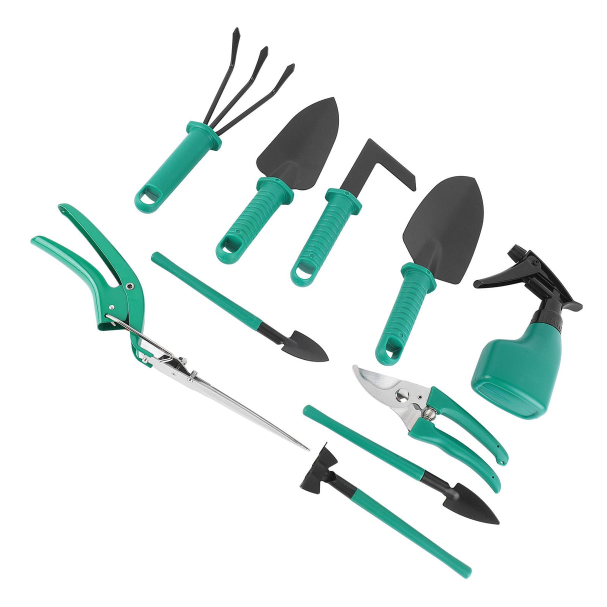 Gardening Garden Tools 10 Piece Set Scissors Spades Shovels Spray Cans Gardening Work Tools