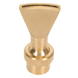 Fountain Nozzle Brass G3/4 Female Thread 25mm Narrow Fan Shaped Pond Sprinkler for Garden Pond Amusement Park Museums