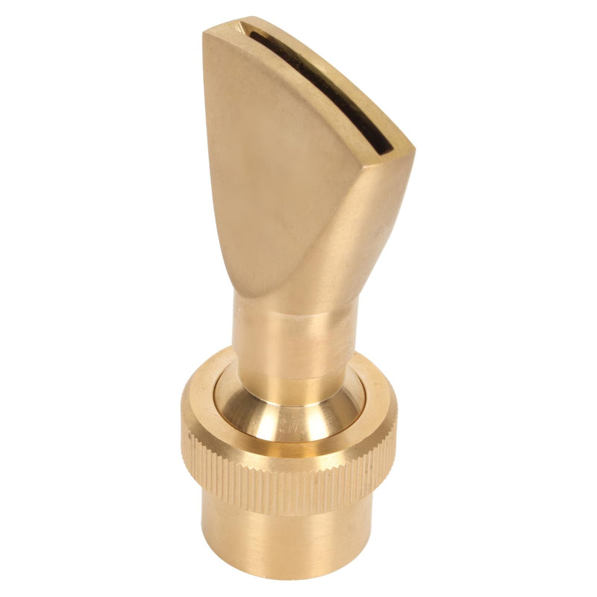 Fountain Nozzle Brass G3/4 Female Thread 25mm Narrow Fan Shaped Pond Sprinkler for Garden Pond Amusement Park Museums