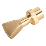 Fountain Nozzle Brass G3/4 Female Thread 25mm Narrow Fan Shaped Pond Sprinkler for Garden Pond Amusement Park Museums