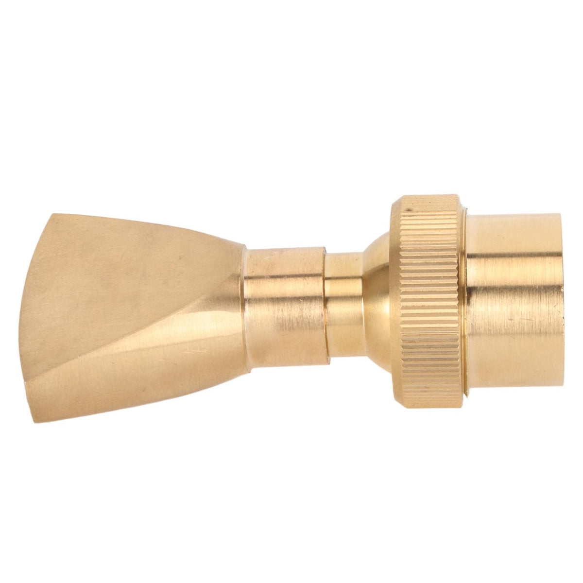 Fountain Nozzle Brass G3/4 Female Thread 25mm Narrow Fan Shaped Pond Sprinkler for Garden Pond Amusement Park Museums
