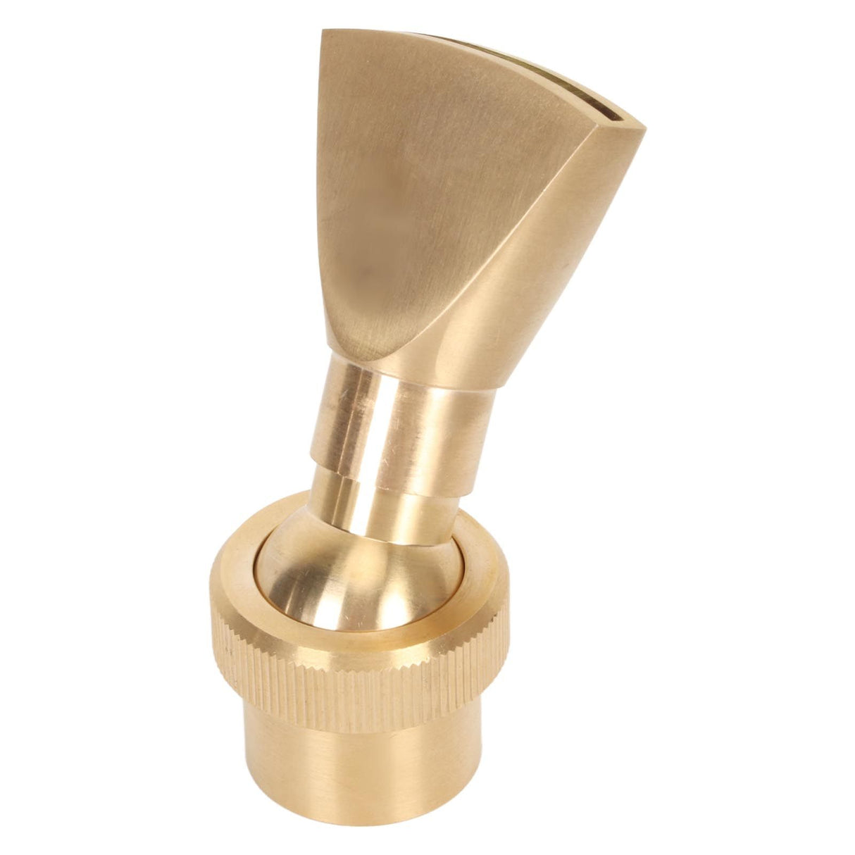Fountain Nozzle Brass G3/4 Female Thread 25mm Narrow Fan Shaped Pond Sprinkler for Garden Pond Amusement Park Museums