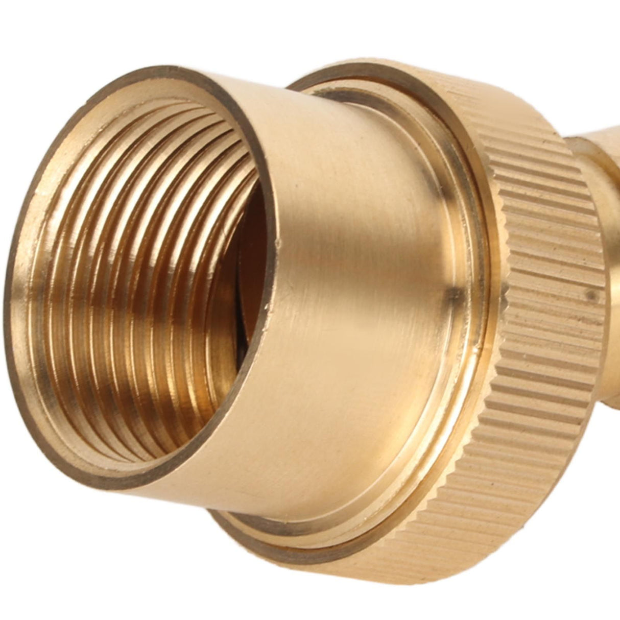 Fountain Nozzle Brass G3/4 Female Thread 25mm Narrow Fan Shaped Pond Sprinkler for Garden Pond Amusement Park Museums