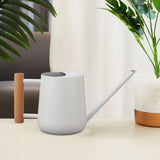 Watering Can 900ml Stainless Steel Long Spout Wooden Handle Elegant Flower Watering Pot for Garden Family Outdoor White - Extra Image
