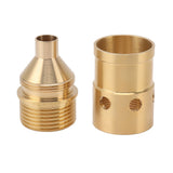 Brass Water Fountain Nozzle Spray Pond Sprinkler G1 Male Thread Water Spray Sprinkler Head for Garden Pond Fountains - 45-Degree Angle