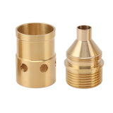 Brass Water Fountain Nozzle Spray Pond Sprinkler G1 Male Thread Water Spray Sprinkler Head for Garden Pond Fountains