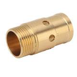 Brass Water Fountain Nozzle Spray Pond Sprinkler G1 Male Thread Water Spray Sprinkler Head for Garden Pond Fountains - Close-Up Angle