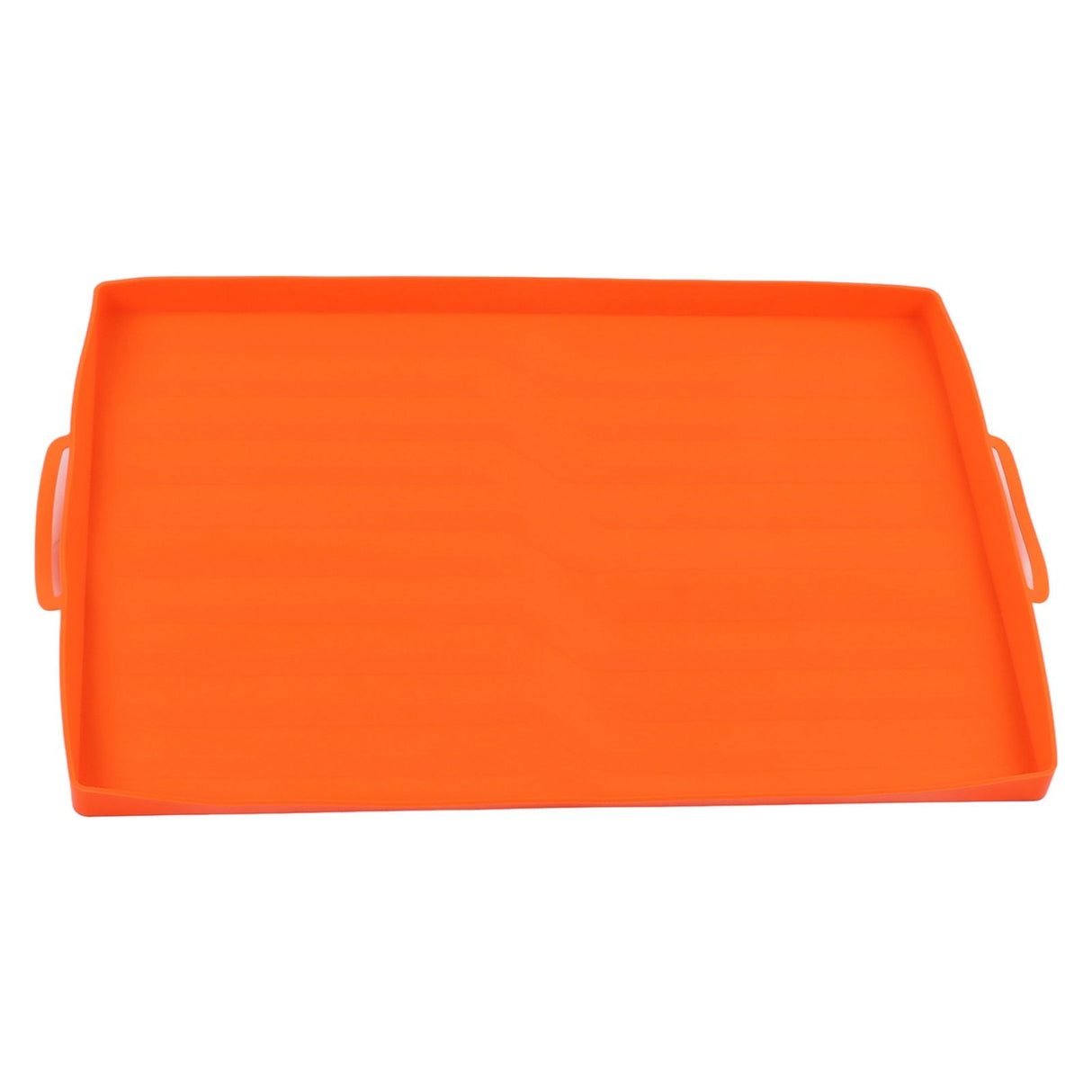 Griddle Mat Silicone Grill Cover Protective Grill Cover BBQ Grill Mat for Outdoor Cooking 22in Orange Handle