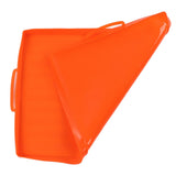 Griddle Mat Silicone Grill Cover Protective Grill Cover BBQ Grill Mat for Outdoor Cooking 22in Orange Handle