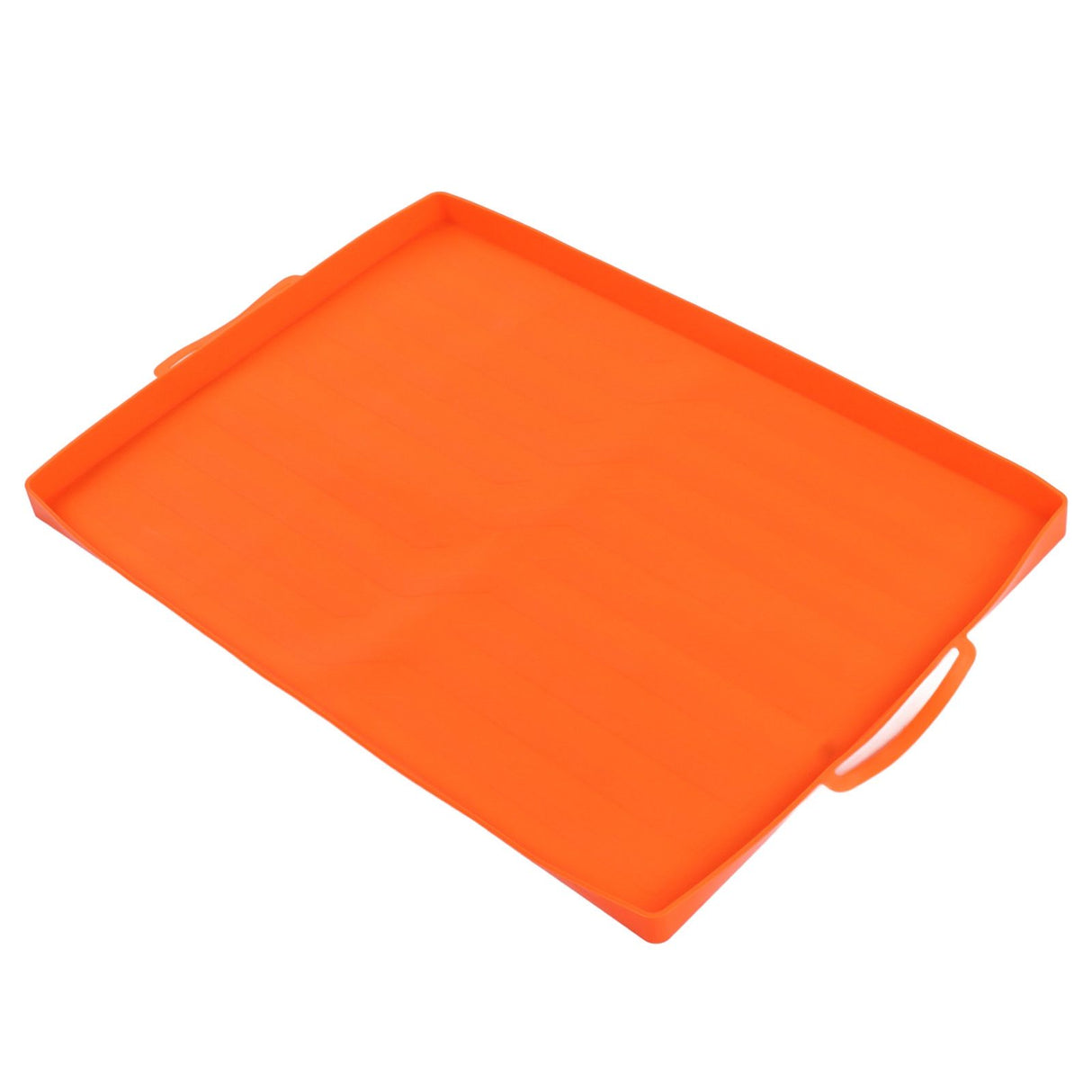Griddle Mat Silicone Grill Cover Protective Grill Cover BBQ Grill Mat for Outdoor Cooking 22in Orange Handle