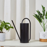 Plants Watering Can Long Spout 1500ml Large Capacity Watering Kettle Stainless Steel Pot Gardening Supplies Black