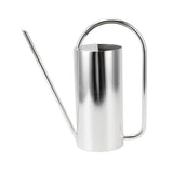 Plants Watering Can Long Spout 1500ml Large Capacity Watering Kettle Stainless Steel Pot Gardening Supplies Silver Color - Front View