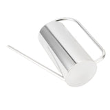 Plants Watering Can Long Spout 1500ml Large Capacity Watering Kettle Stainless Steel Pot Gardening Supplies Silver Color - Close-Up Angle